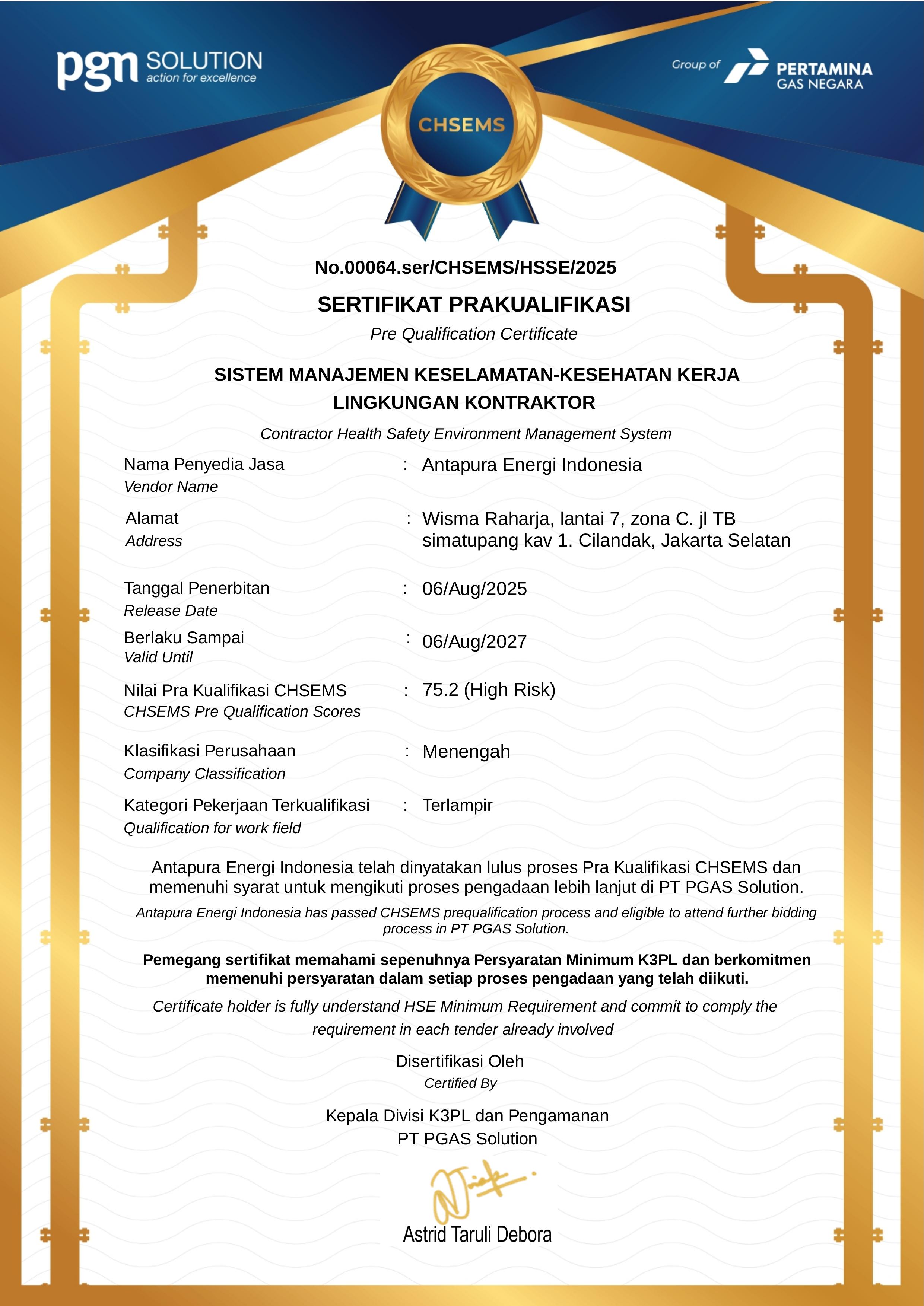 Sertifikat 1
